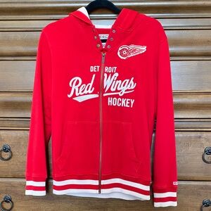 Women’s CCM Detroit Red Wings Zip-Up Hoodie Large